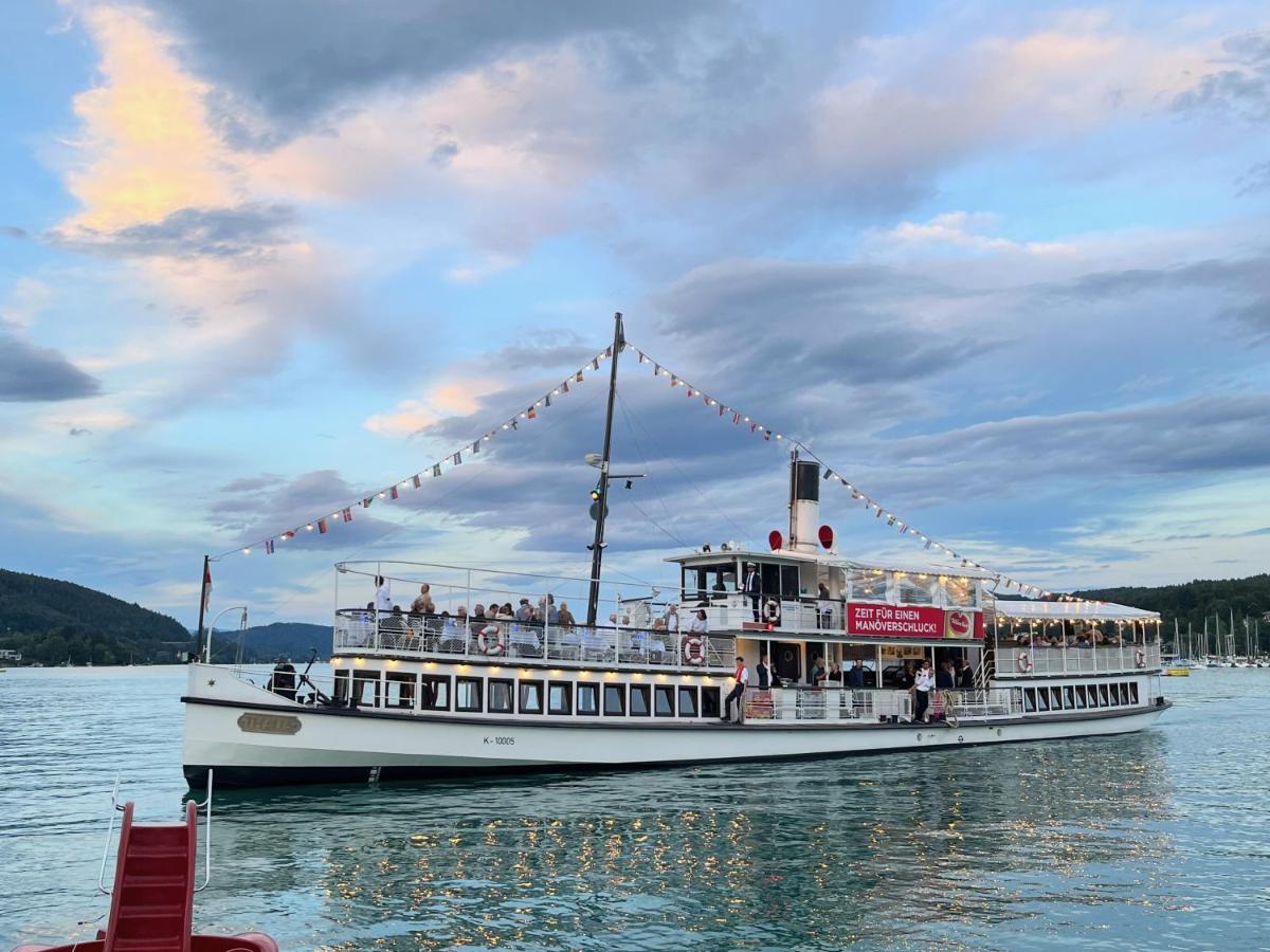 Ferienwohnung Schellander Privatstrand Velden am Wörthersee Eksteriør billede