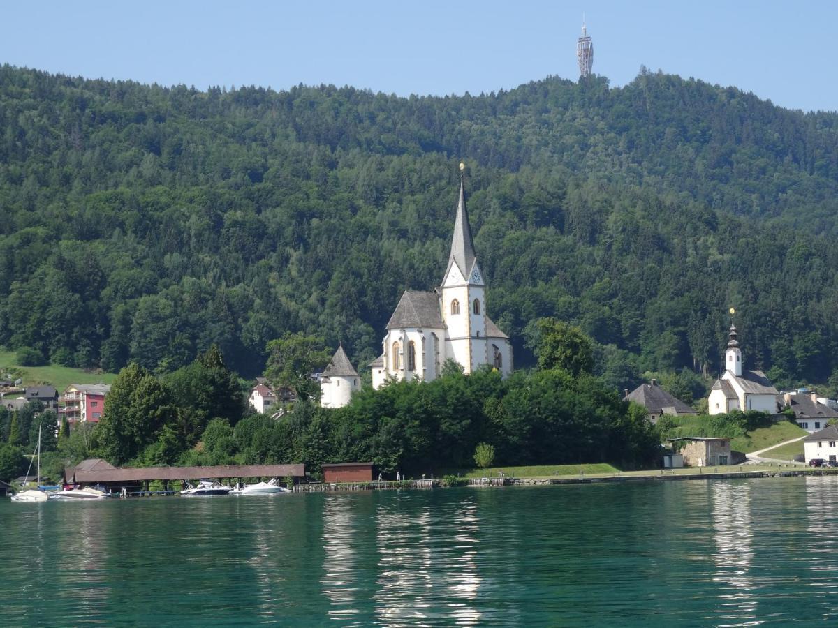 Ferienwohnung Schellander Privatstrand Velden am Wörthersee Eksteriør billede
